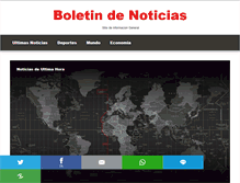 Tablet Screenshot of boletin-de-noticias.com